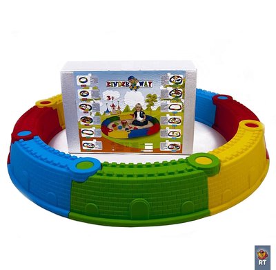 Kinder Way KW-01-118 - Набір пісочниця збірна для дому для малюків на 8 елементів, внутрішній діаметр 80 см