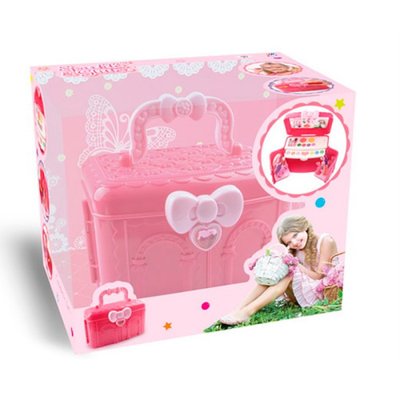 2981A - Дитяча косметика в розкладній валізі — сумочка, безпечний макіяж для дівчинки