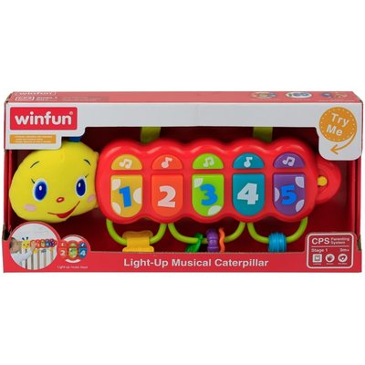 WinFun 0215-NL - Функціональна підвіска на коляску, ліжечко, піаніно, брязкальця, гризунець, музика, світло, WinFun