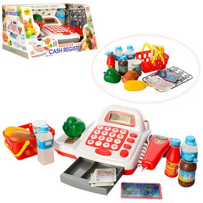 Limo Toy 7300 - Игровой набор Касса - Мой Магазин Супермаркет, кассовый аппарат, сканер, калькулятор, продукты, корзинка, звук