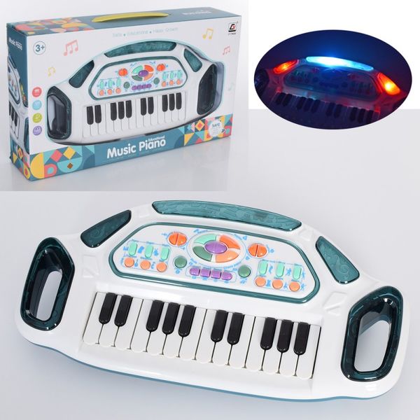 CY-7062B - Дитячий синтезатор — орган, піаніно для малюків на 24 клавіші, працює від батарейок