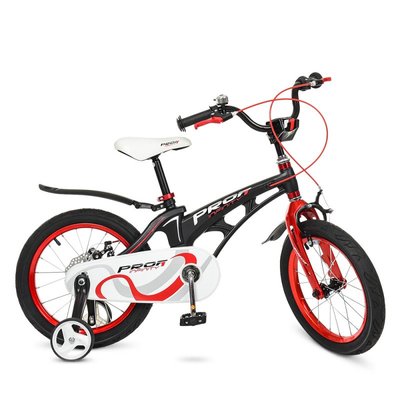 LMG18201  - Детский двухколесный велосипед PROFI 18 дюймов (черно-бело-красный), LMG18201 