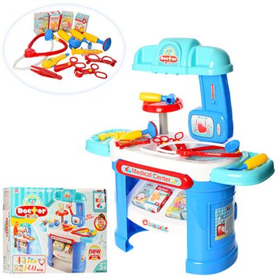 008-913 - Детский набор для игры в больницу со столиком и инструментами врача