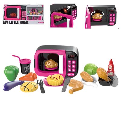 A1010-5 - Игрушка Микроволновая печь как настоящая, игрушечные продукты, детская техника - микроволновка