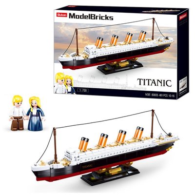 Sluban 0835 - Конструктор Корабель Титанік "Titanic" на 481 деталі, модель у масштабі