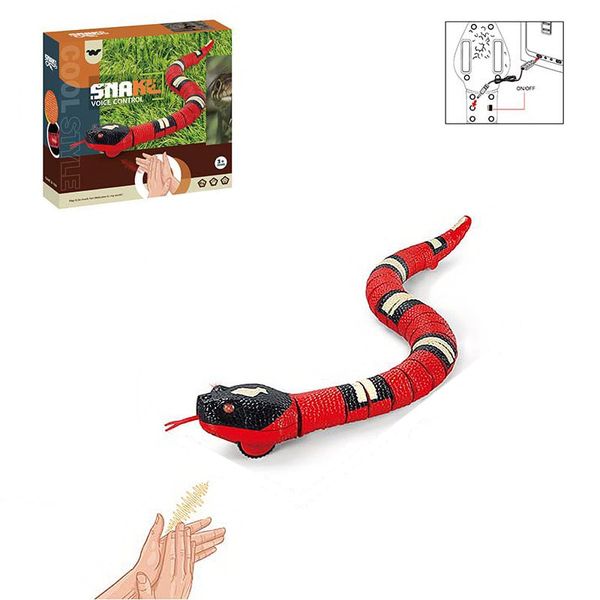 TT8004 - Іграшкова змія-аспід - вмикається хлопком у долоні