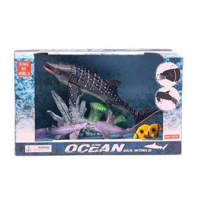 5502-5 more - Подарочный набор серия "Океан, подводный мир" фигурки морские животные - кит, акулы, рыбки