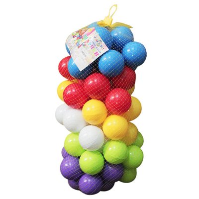 02-418 - Кульки ( Кульки) ігрові для наметів, сухих басейнів 02-418 на 80 мм 60 штук