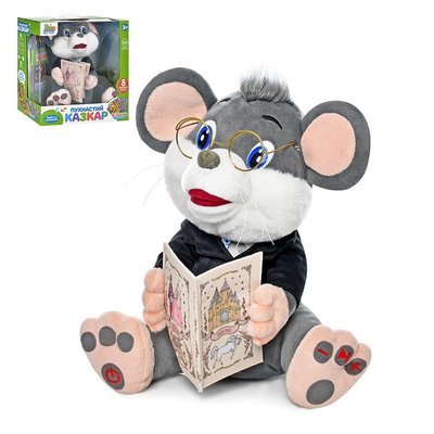 Limo Toy FT 0033 - Інтерактивна м'яка іграшка "Пухнастий казкар Мишка" розказує 8 казок на українській мові