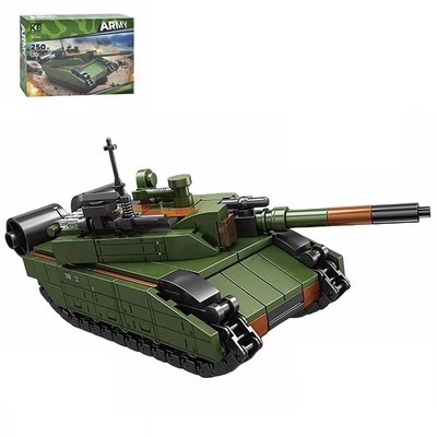 Kids Bricks (KB) KB 2018 В - Леклерк - французький танк Конструктор із 250 деталей - довжина 14,5 см