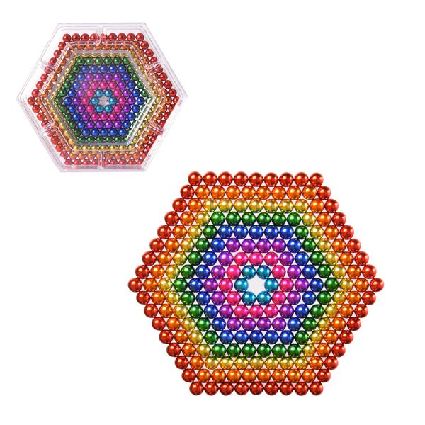 Neocube_216 zwet - Неокуб різнокольоровий 216 кульки 5 мм Neocube кольоровий