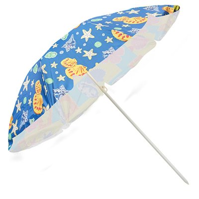 MH-0035 - Пляжний зонтик - морська тематика, 1,8 м в діаметрі, з нахилом, MH-0035