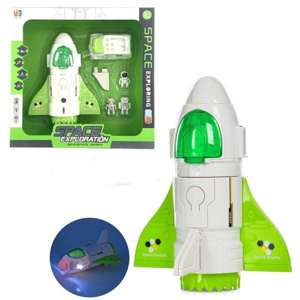 535 - Ігровий набір Космос - космічна ракета, космонавт, прибулець, машина для вивчення планет