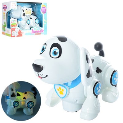  696-25 - Іграшка музична собачка для малюків, собака зі світловими і звуковими ефектами, 696-25