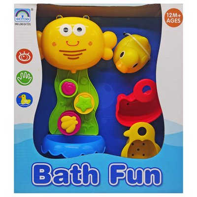 8871 - Водопад для купания малыша в ванной, набор игрушка водопад с уточкой для ванной