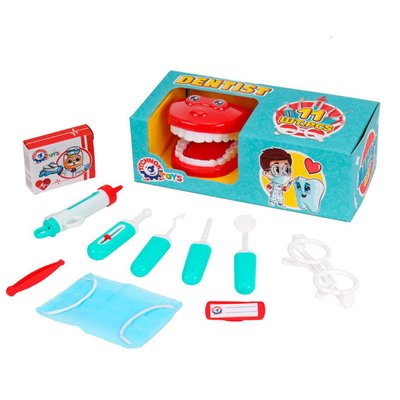Технок 7341 - Дитячий ігровий набір лікарь Стоматолог, щелепа, 11 предметів