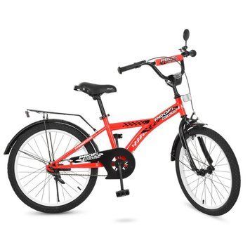 T2031 - Дитячий двоколісний велосипед PROFI 20 дюймів Racer червоний, T2031