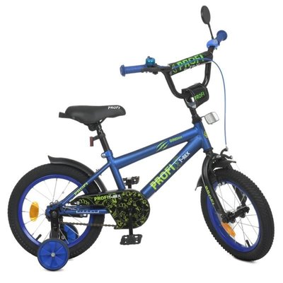Y1472 - Детский двухколесный велосипед PROFI 14 дюймов, серия Dino