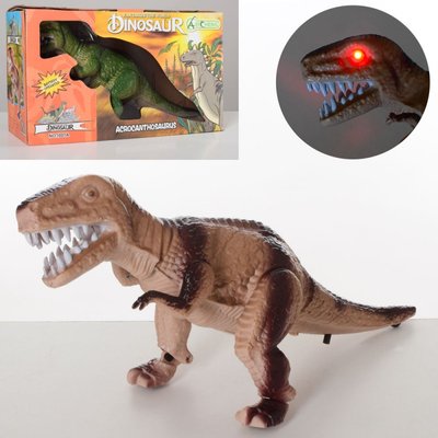 Іграшка динозавр, що вміє ходити, гарчати з очима, що палають 1001A