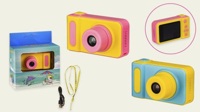 C133 - Дитячий цифровий фотоапарат для хлопчика або дівчинки з можливістю знімання фото та відео, карта пам'яті 8 Gb.