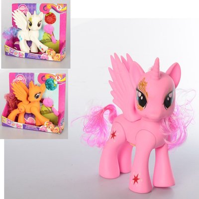 Z348, 63834-1 - Игровой набор фигурка Литл Пони (my Little Pony) принцесса с крыльями 19 см, музыка, всет, 2 вида, Z348