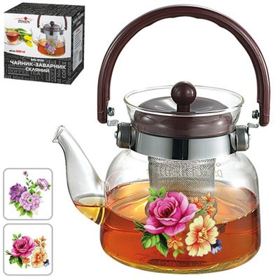 MS-0131 - Заварник для чаю, трав і гарячих напоїв, чайник з ситом, MS-0131