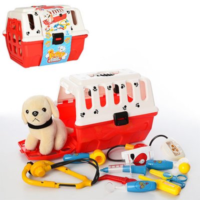 231 - Игровой набор с собачкой - Доктор Ветеринар, в чемодане набор доктор с собачкой