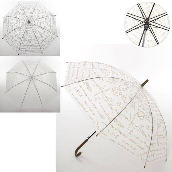 Зонт трость, прозрачный - математика, MK 3644 1037091164 фото товара