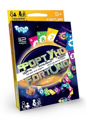 Danko Toys UF-03 - Класична настільна карткова гра Фортуна Fortuno середня версія для дітей і дорослих UF-03
