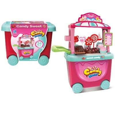 CF8628 - Игровой набор Мой Магазин Сладостей и Мороженого, прилавок - тележка, мороженое, звук, свет, CF8628
