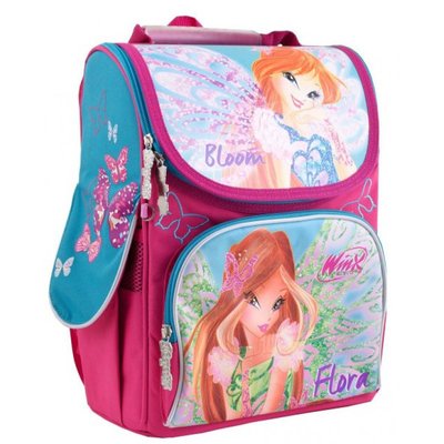 1 Вересня 553176 - Ранець (рюкзак) - каркасний шкільний для дівчинки Фея Вінкс, H-11 Winx mint, 553176