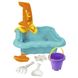 Набор игрушки для игры с песком или с водой на пляже, Мельница для песочницы - ведерко, пасочки, лопатка 39699 фото 2
