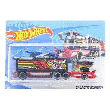 T-E757 - Машинка Трейлер Хот Вил с машинкой&nbsp;Hot Wheel, микс видов и цветов,&nbsp;T-E757
