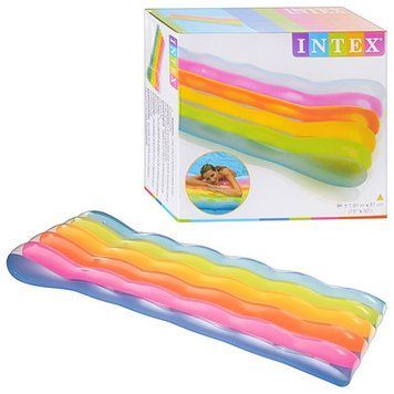 Intex 58876 - Оригинальный&nbsp;матрас&nbsp;для воды "Радуга" 191&nbsp;х 81&nbsp;см