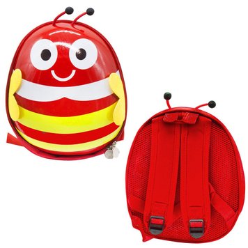 8402 - Дитячий рюкзак для малюків для садка та прогулянок Бджілка, пластиковий перед, 8402