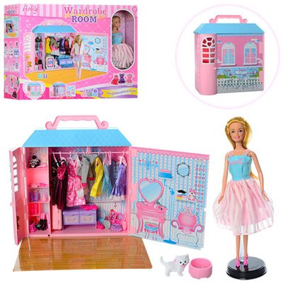Меблі для ляльки Будиночок — Гардероб і Лялька, плаття, аксесуари 99049