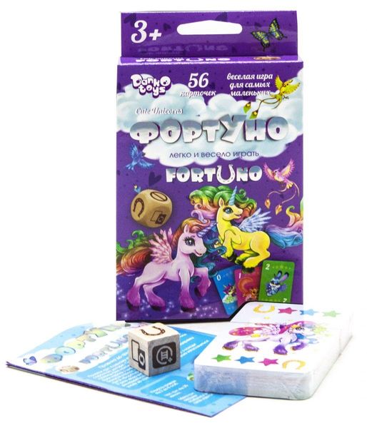 Danko Toys UF-01 - Класична настільна карткова гра Фортуна Fortuno міні версія дитяча.