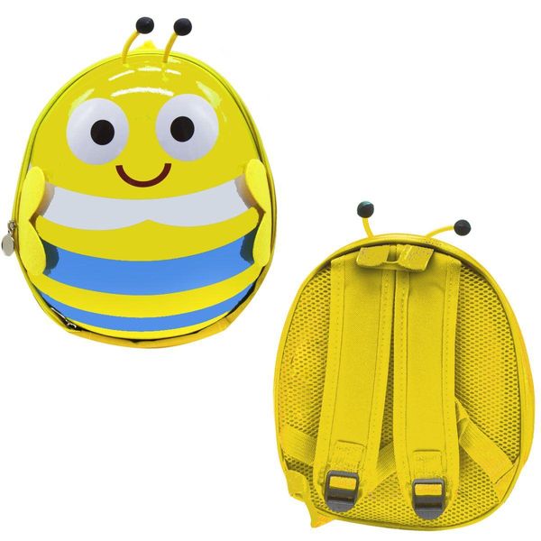 Дитячий рюкзак для малюків для садка та прогулянок Бджілка, пластиковий перед, 8402 8402