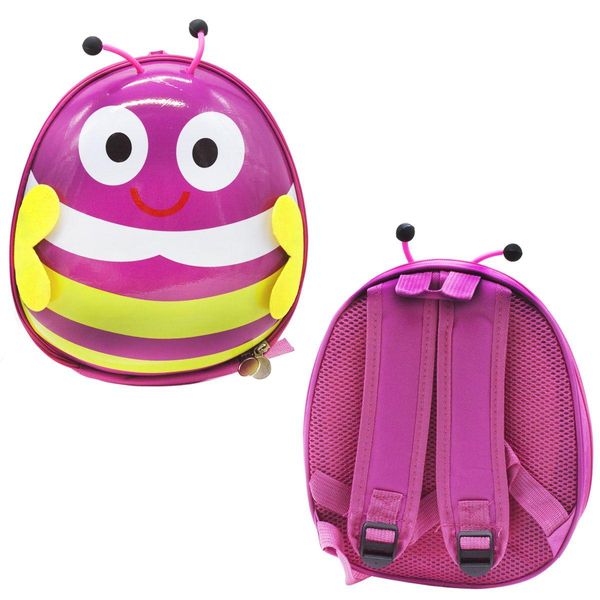 Дитячий рюкзак для малюків для садка та прогулянок Бджілка, пластиковий перед, 8402 8402
