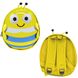 Детский рюкзак для малышей для садика и прогулок Пчелка, пластиковый перед, 8402 8402 фото 4