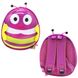 Детский рюкзак для малышей для садика и прогулок Пчелка, пластиковый перед, 8402 8402 фото 2