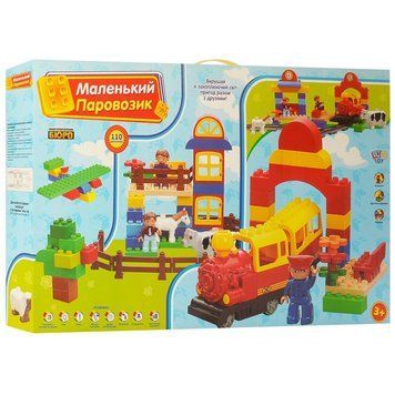 Limo Toy 437 - Железная дорога Конструктор для малышей - поезд, ферма, 0437