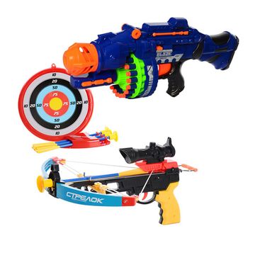 Оружие игрушечное - пистолеты, автоматы, лук и арбалет