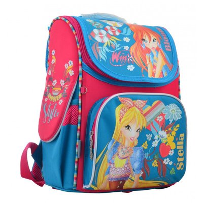 1 Вересня 555188 - Ранець (рюкзак) - каркасний шкільний для дівчинки Фея Вінкс, H-11 Winx mint, 555188