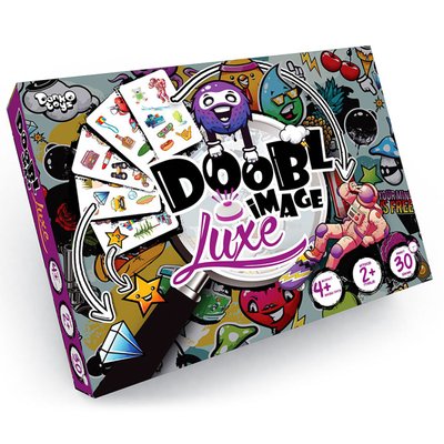 Danko Toys DBI-03-01 - Детская настольная игра на поиск совпадений по типу Дуплет "Doobl Image Luxe" от 4 лет