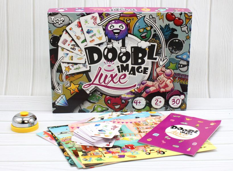 Danko Toys DBI-03-01 - Дитяча настільна гра на пошук збігів по типу Дуплет "Doobl Image Luxe" від 4 років