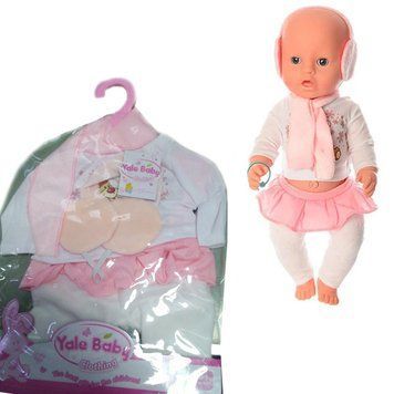 OBB_zima_2020_22 - Одежка для пупса Baby born беби борн или сестрички - зимний - весений, штанишки, кофточка, наушники