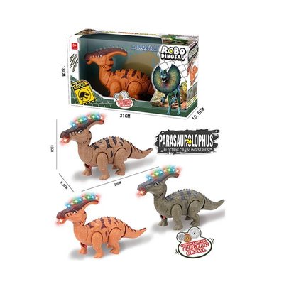 272-002ABC - Игрушка динозавр ходит, звуковые и световые эффекты, животные динозавр.