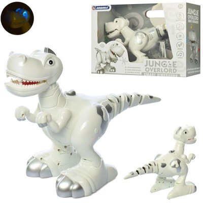 908с dino - Веселый динозавр робот Тиранозавр для малышей ходит, со световыми из звуковыми эффектами, 908с