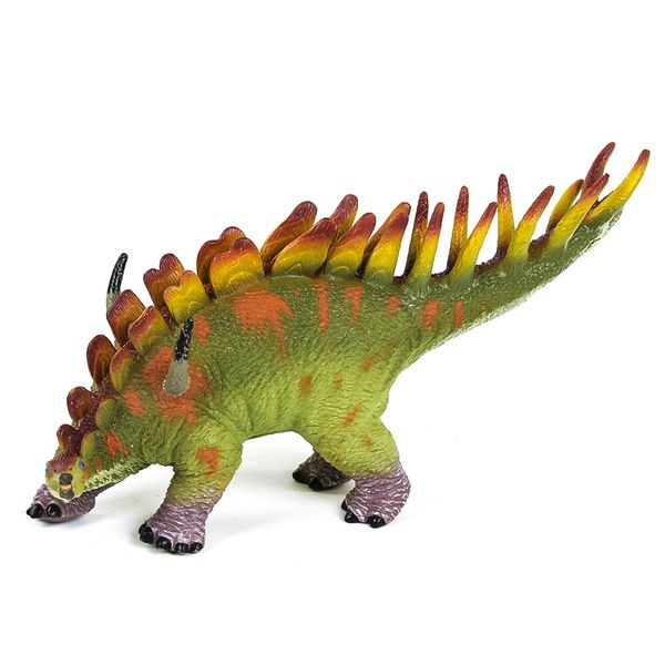 SDH359 - Іграшка динозавр гумовий великий Стегозавр або інші зі звуком